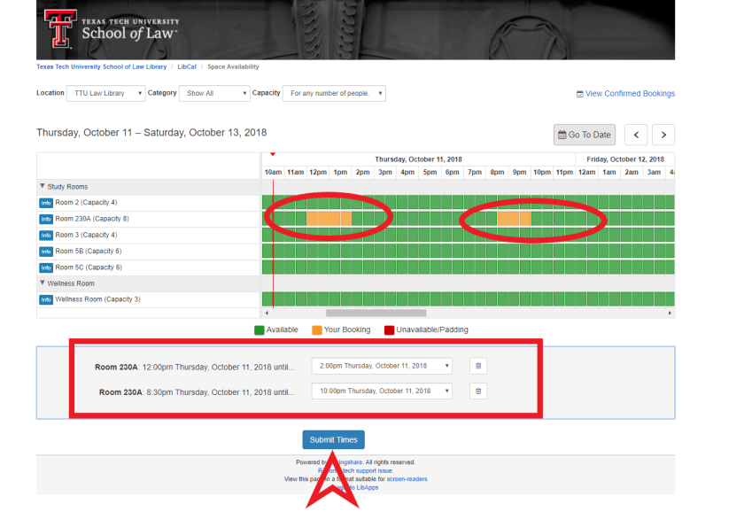 Law Library Room Reservation Instructions The Reporter